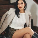 Saco tejido crema Polo