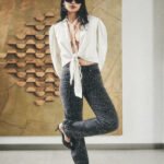 Pantalones brillantes Zara