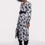 Vestido Midi Floral Zara